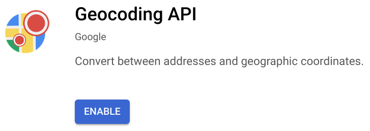 Geocoding API